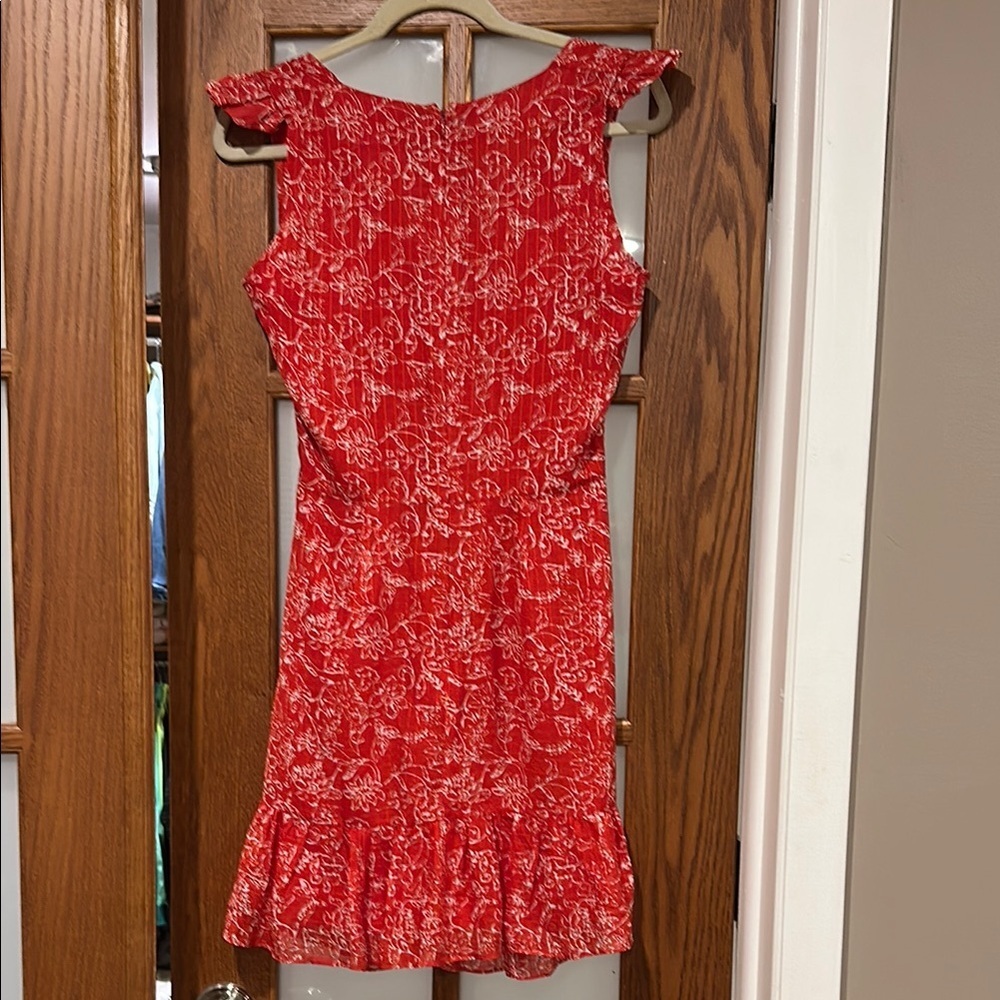 Parker Scarlet Floral Mini Dress​​ - Picture 4 of 7